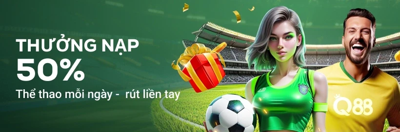 Q88 Thưởng nạp 50%