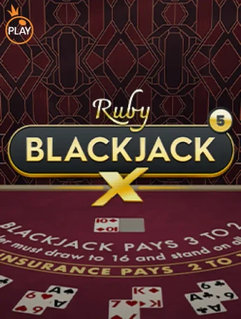 Q88 Blackjack X 5 - Ruby